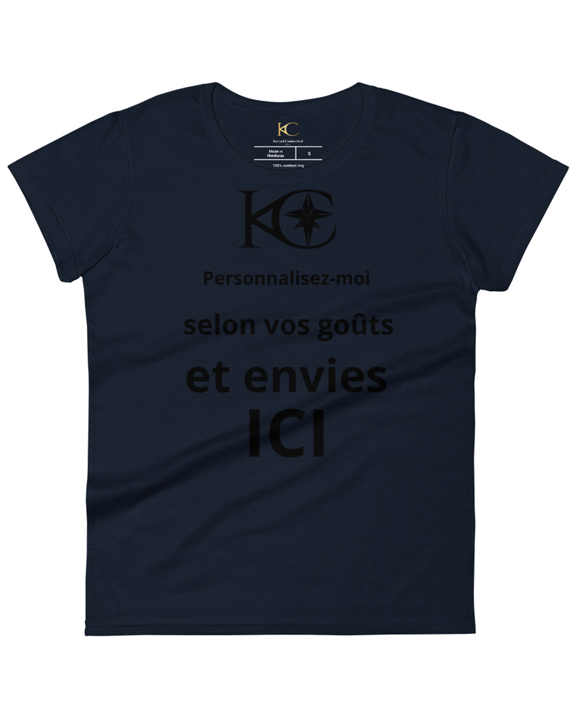 T-shirt ajusté femme - Turgeau - Personnalisable