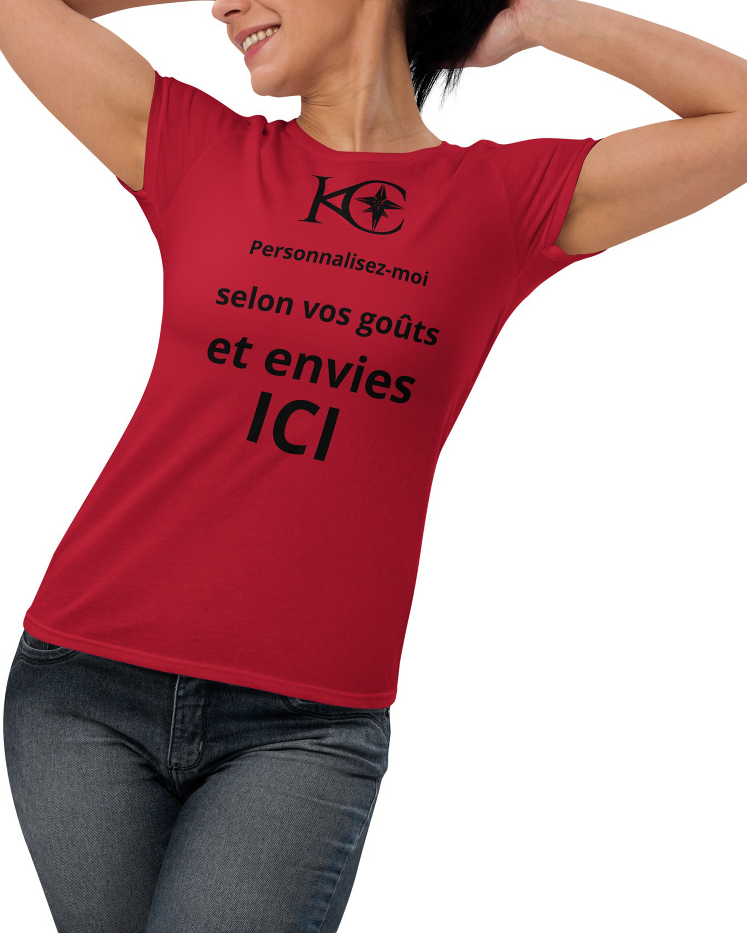 T-shirt ajusté femme - Turgeau - Personnalisable