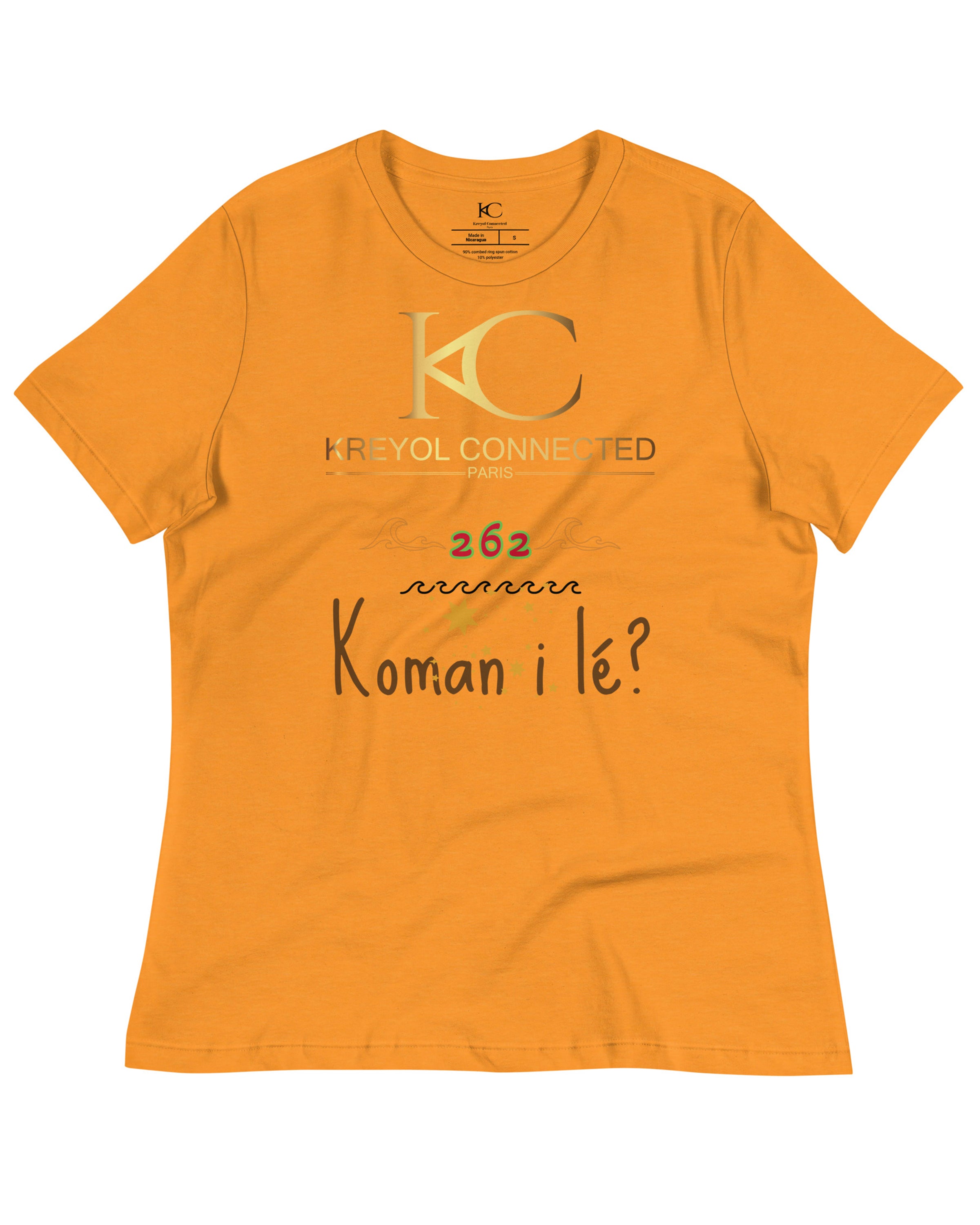 T-shirt décontracté femme - Koman i lé