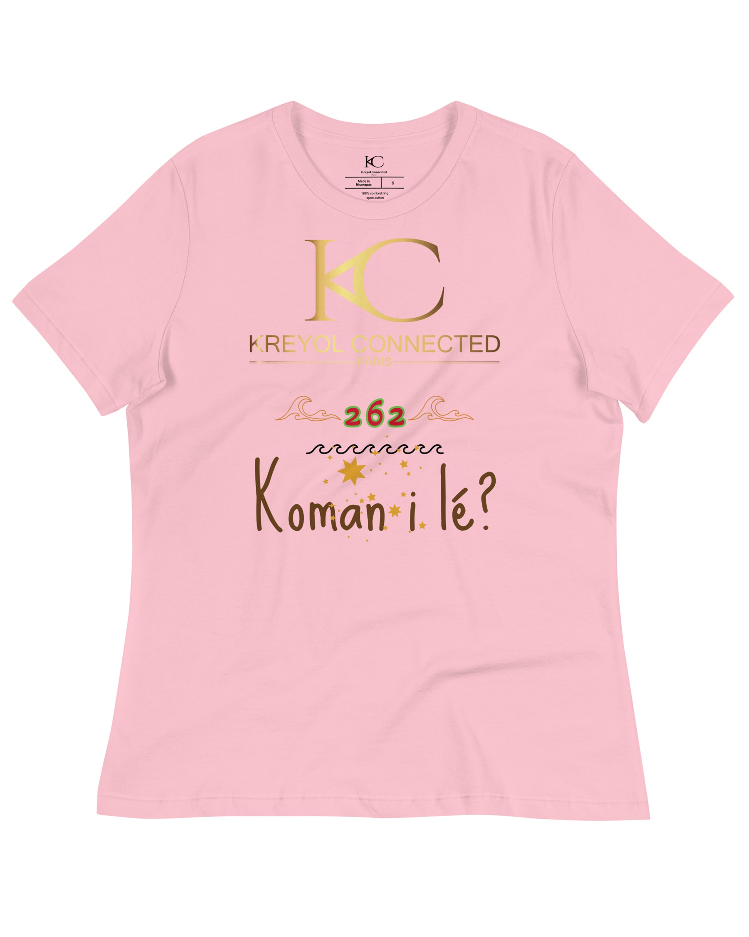 T-shirt décontracté femme - Koman i lé