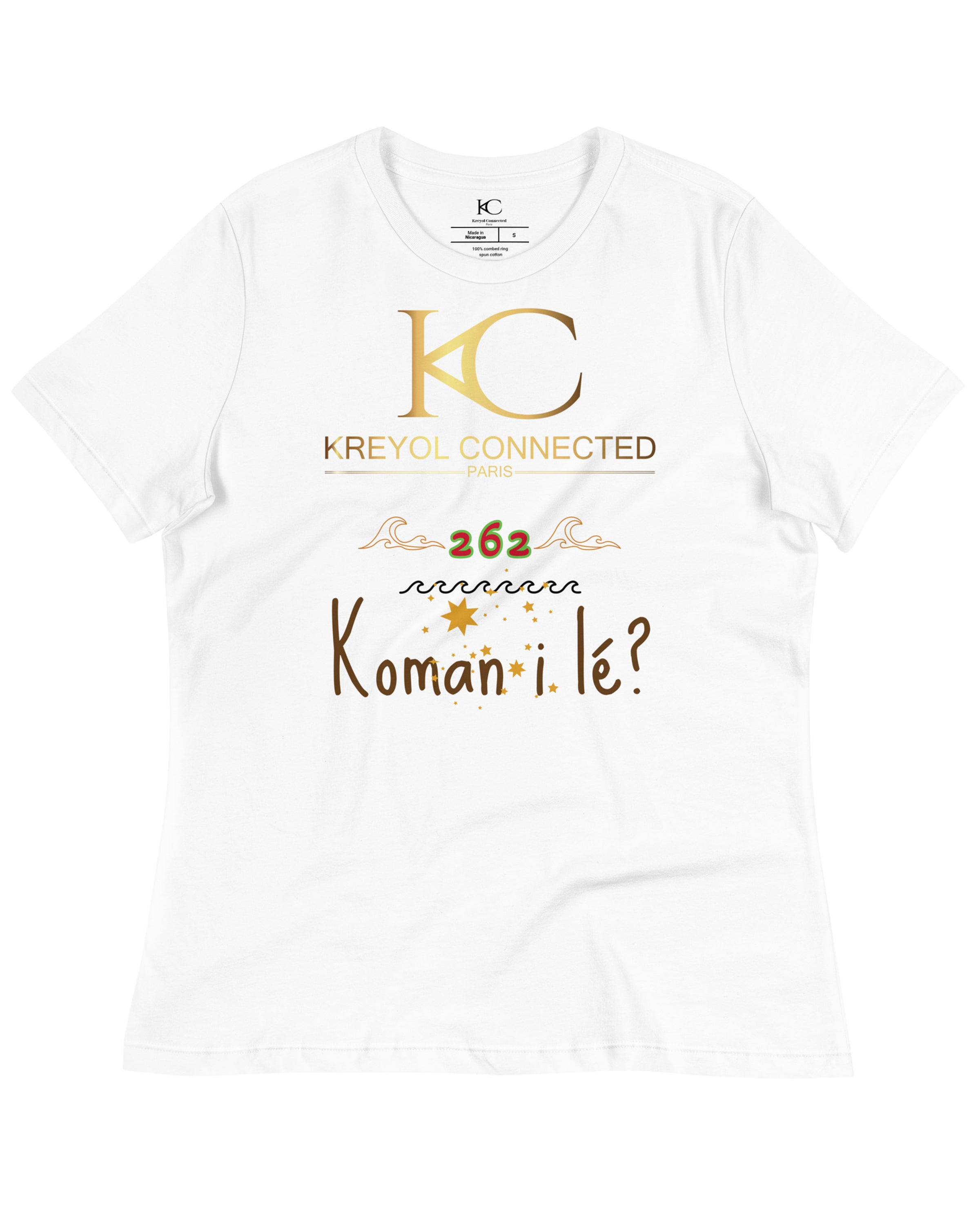 T-shirt décontracté femme - Koman i lé