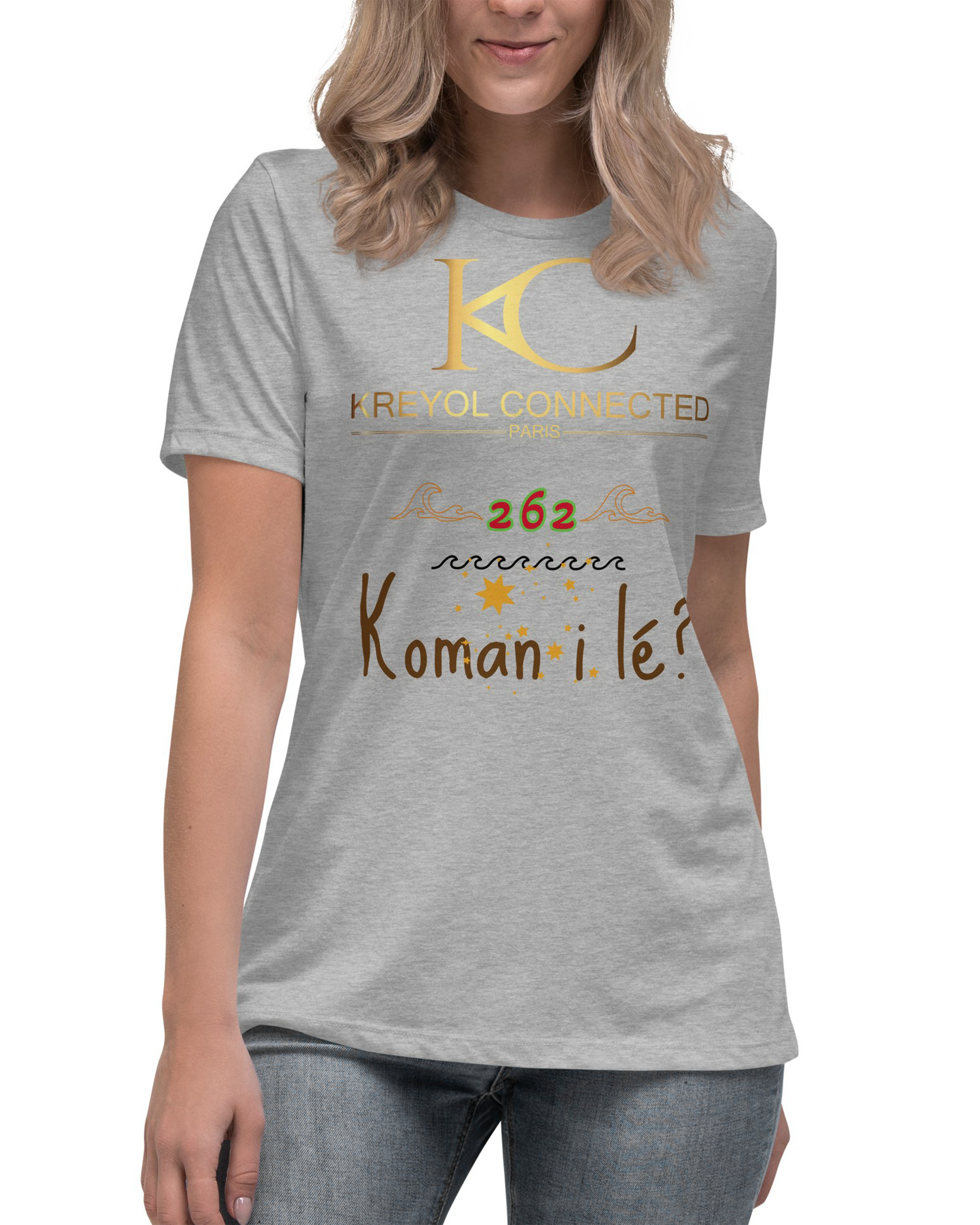 T-shirt décontracté femme - Koman i lé