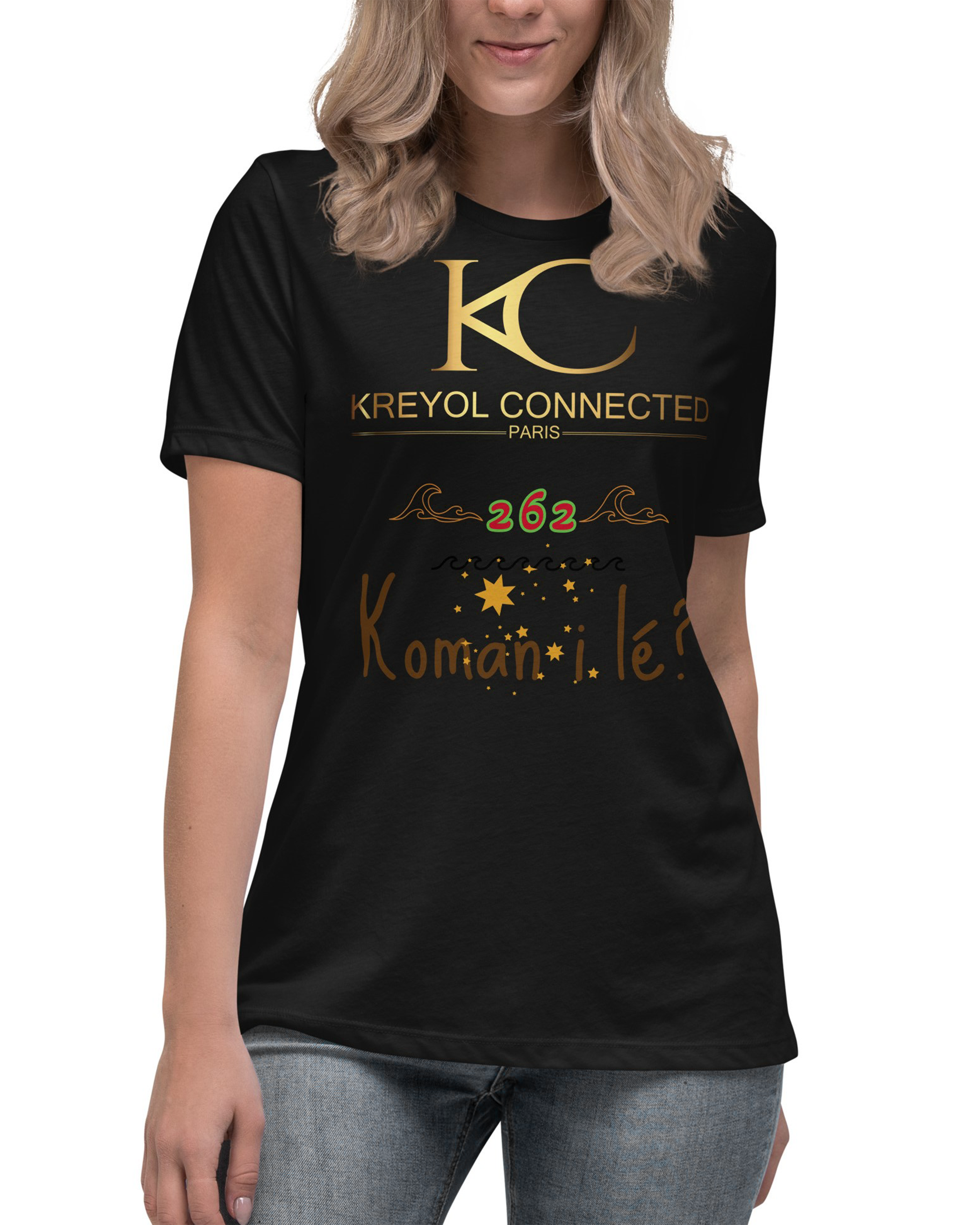 T-shirt décontracté femme - Koman i lé