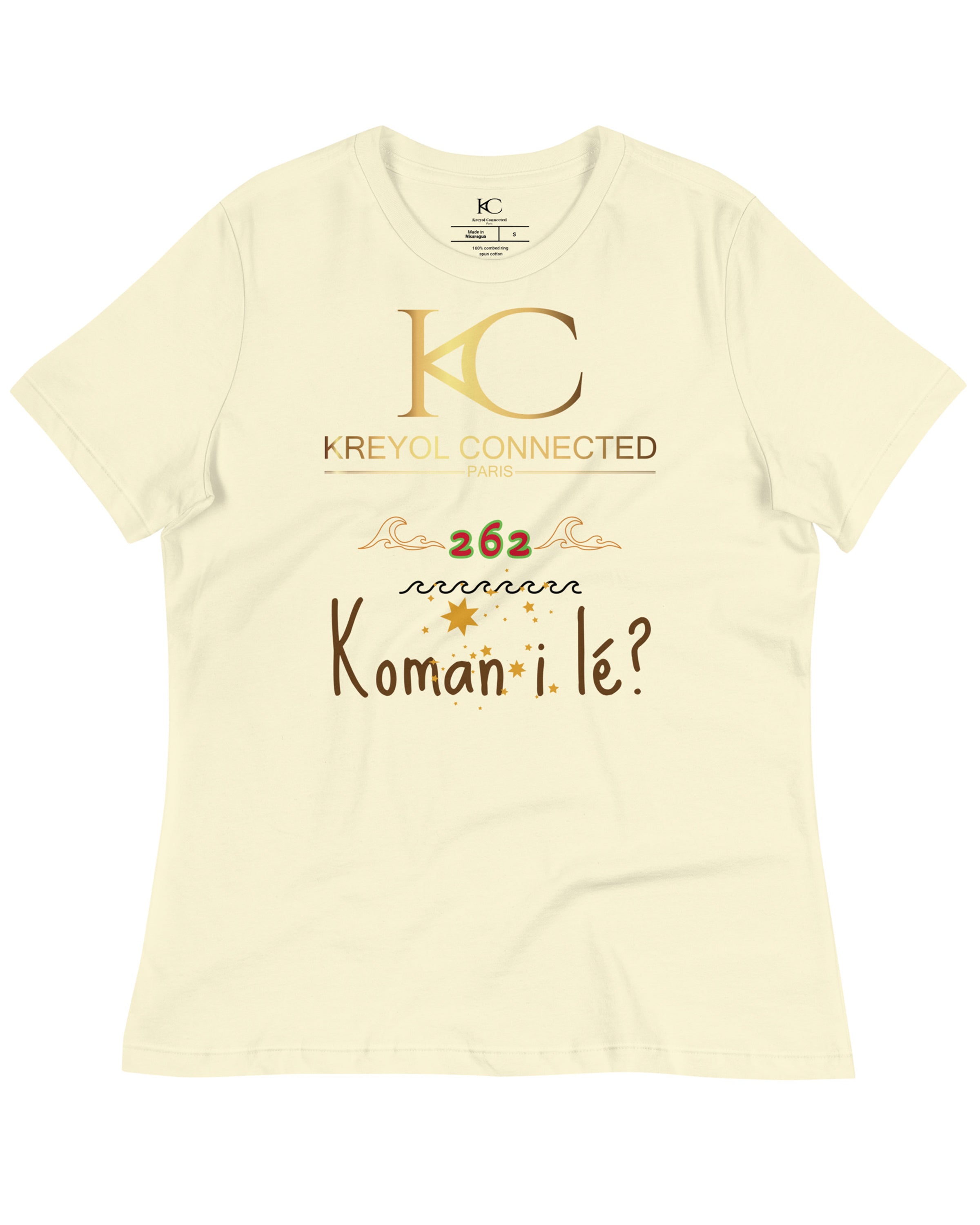 T-shirt décontracté femme - Koman i lé