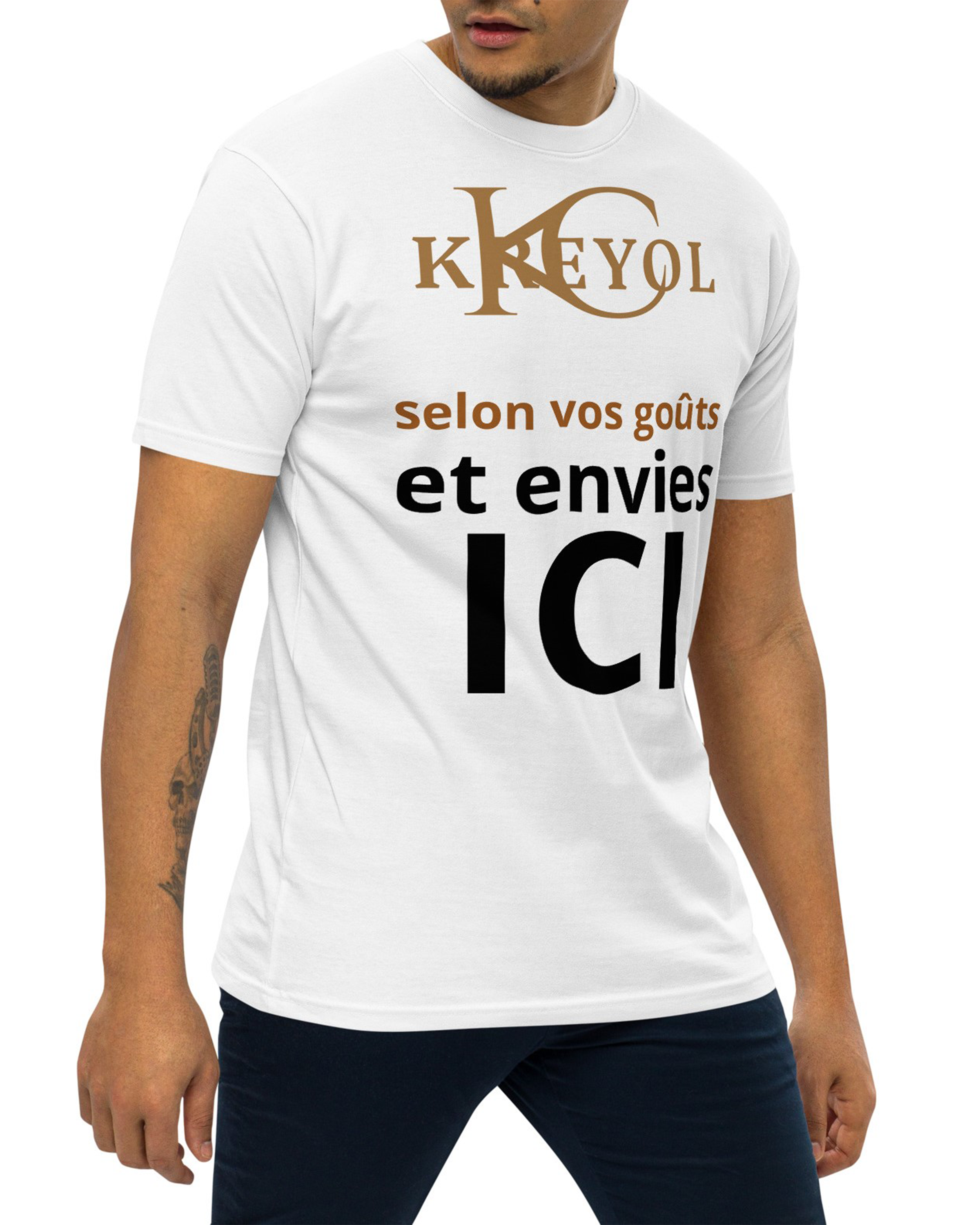 T-shirt épais homme - Hillaby blanc - Personnalisable#couleur_blanc