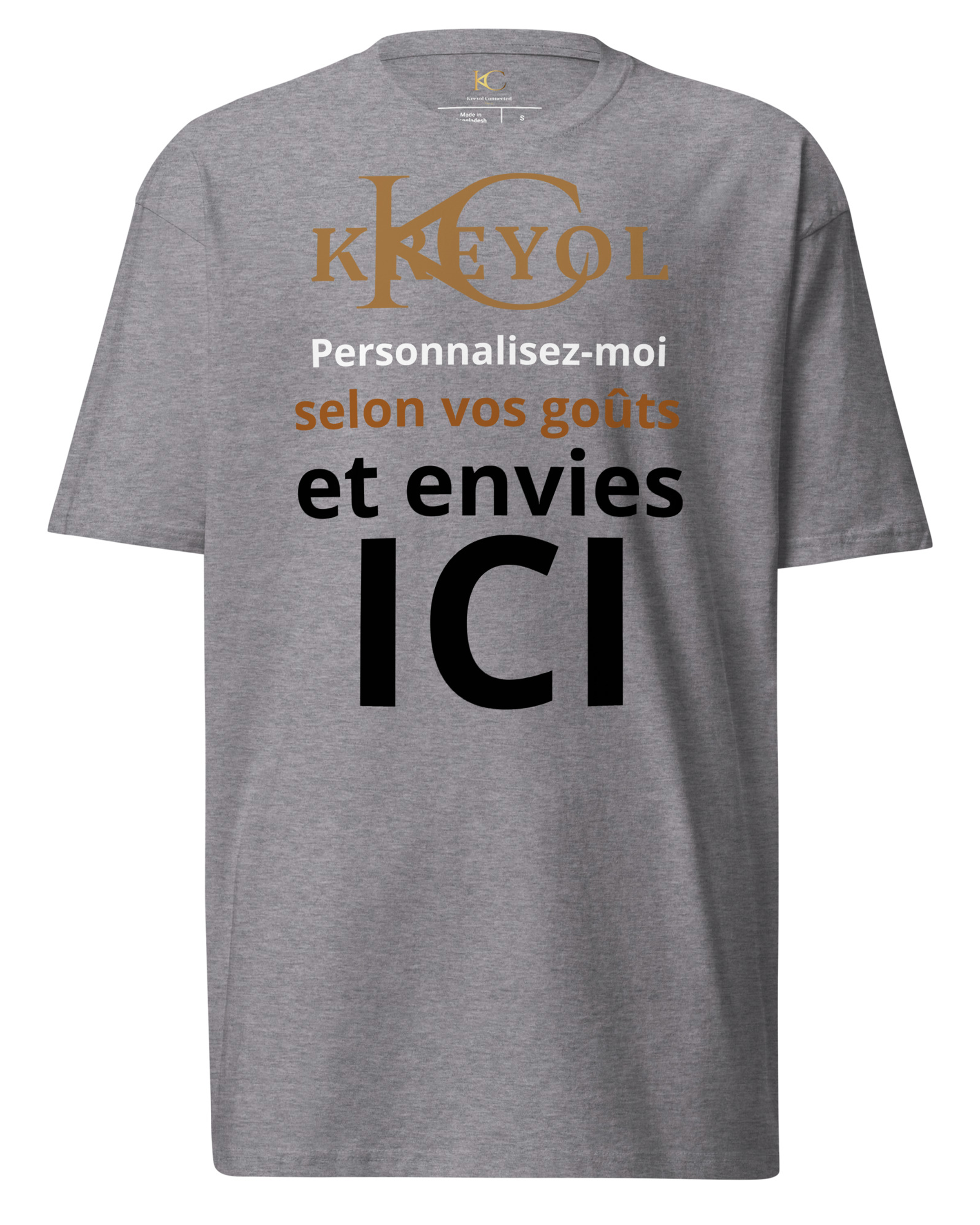 T-shirt épais homme - Hillaby carbon grey - Personnalisable#couleur_carbon grey