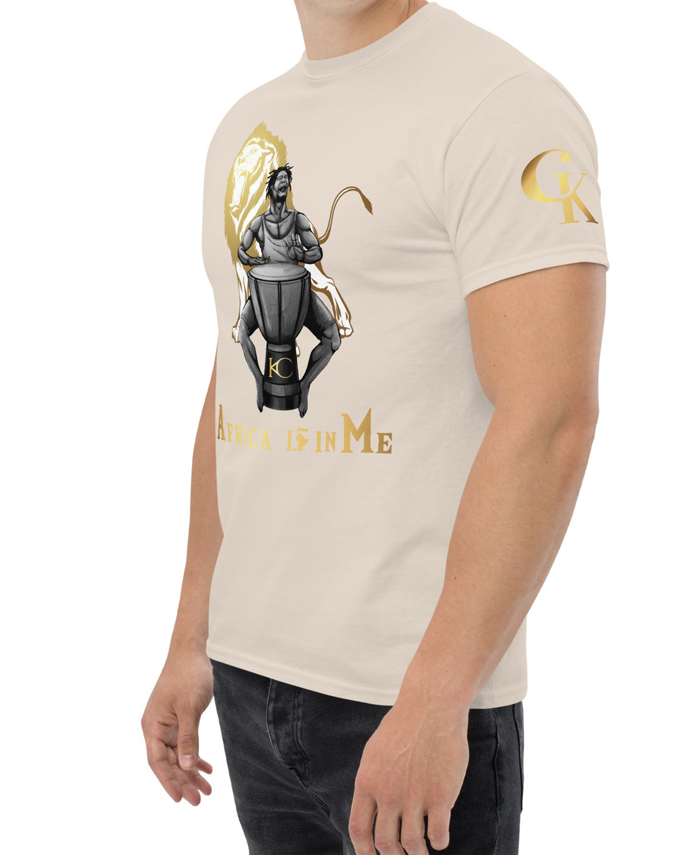 T-shirt lourd homme Arusha beige clair#couleur_beige clair