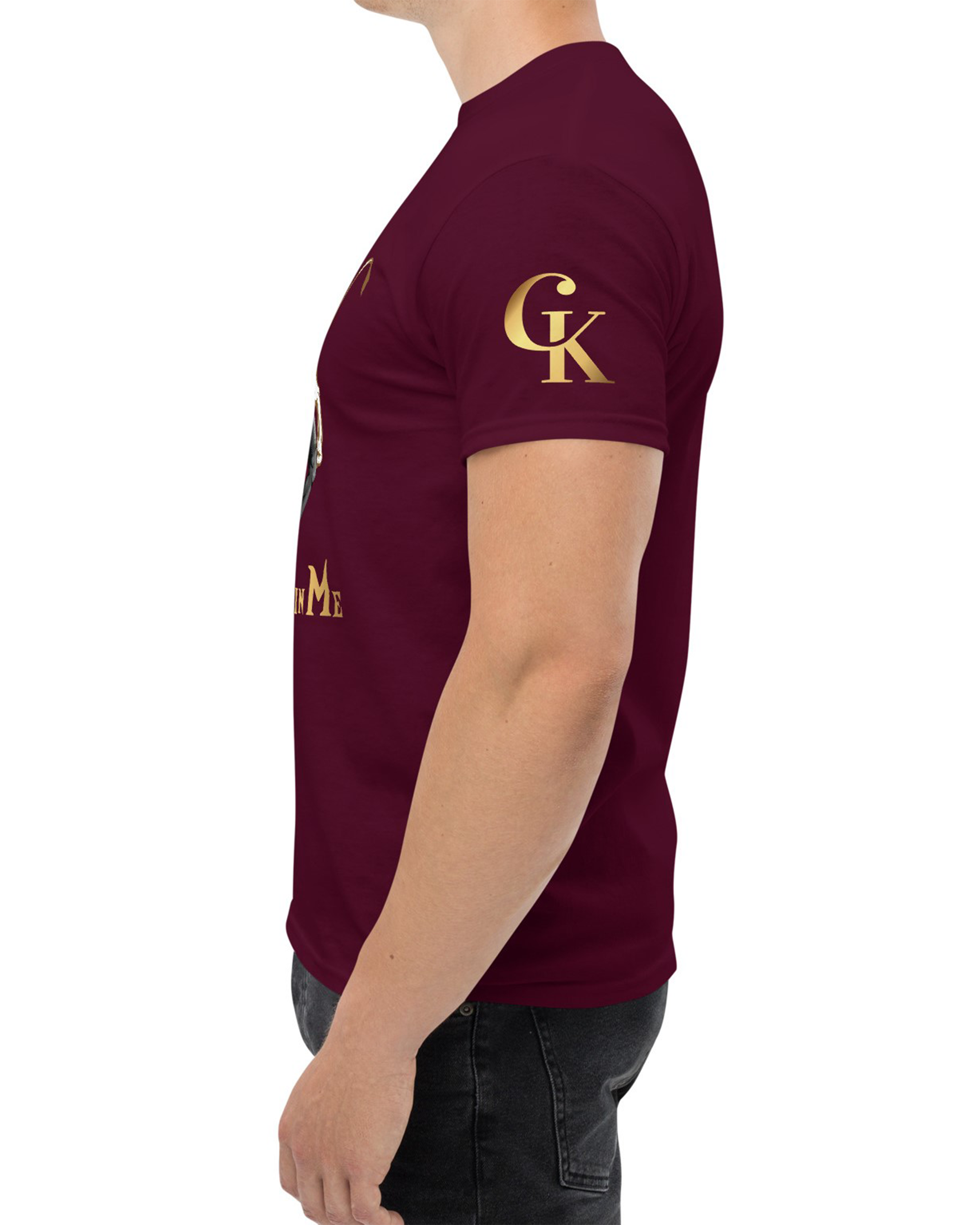 T-shirt lourd homme Arusha bordeaux#couleur_bordeaux