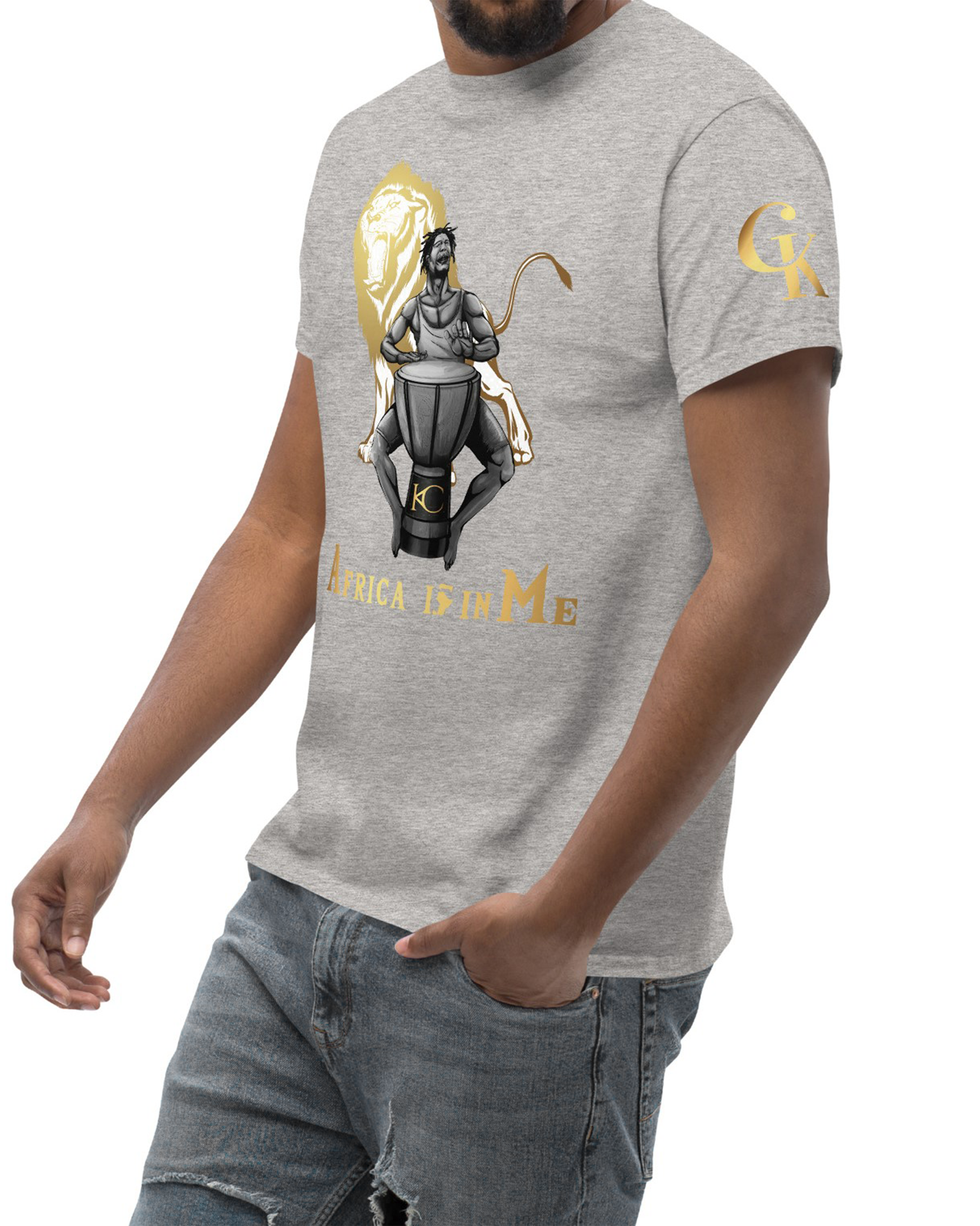 T-shirt lourd homme Arusha gris sport#couleur_gris sport