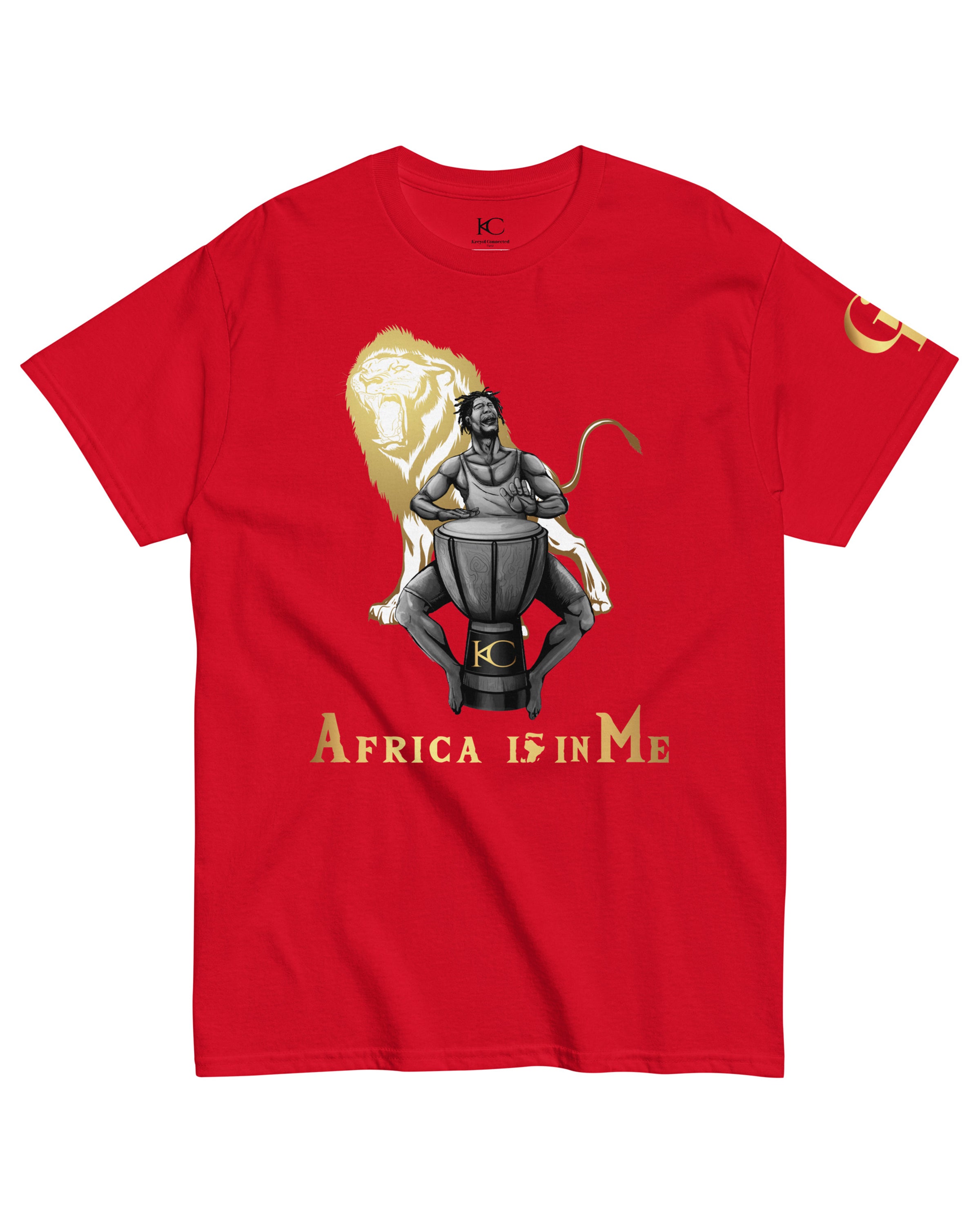 T-shirt lourd homme Arusha rouge#couleur_rouge