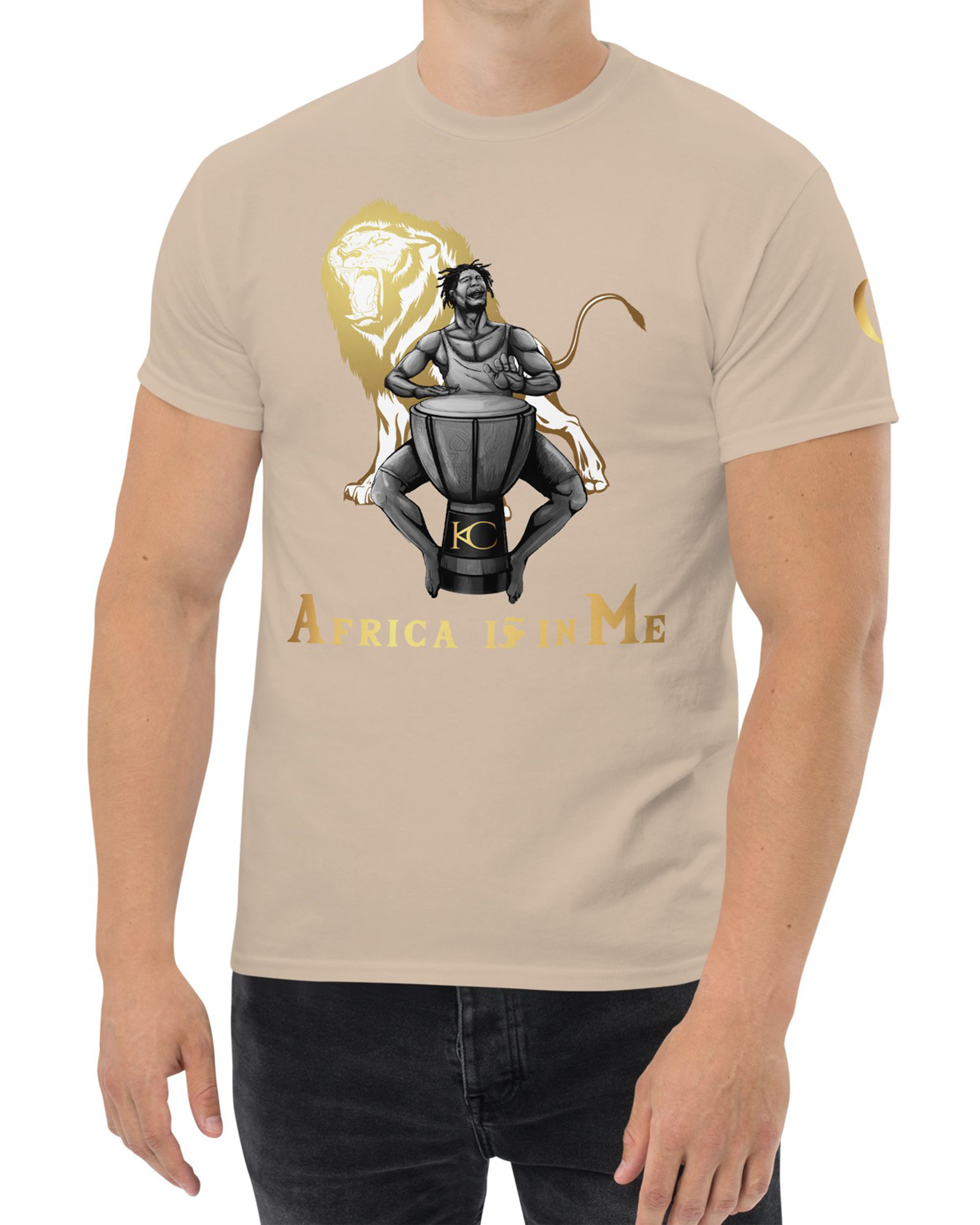 T-shirt lourd homme Arusha sable#couleur_sable