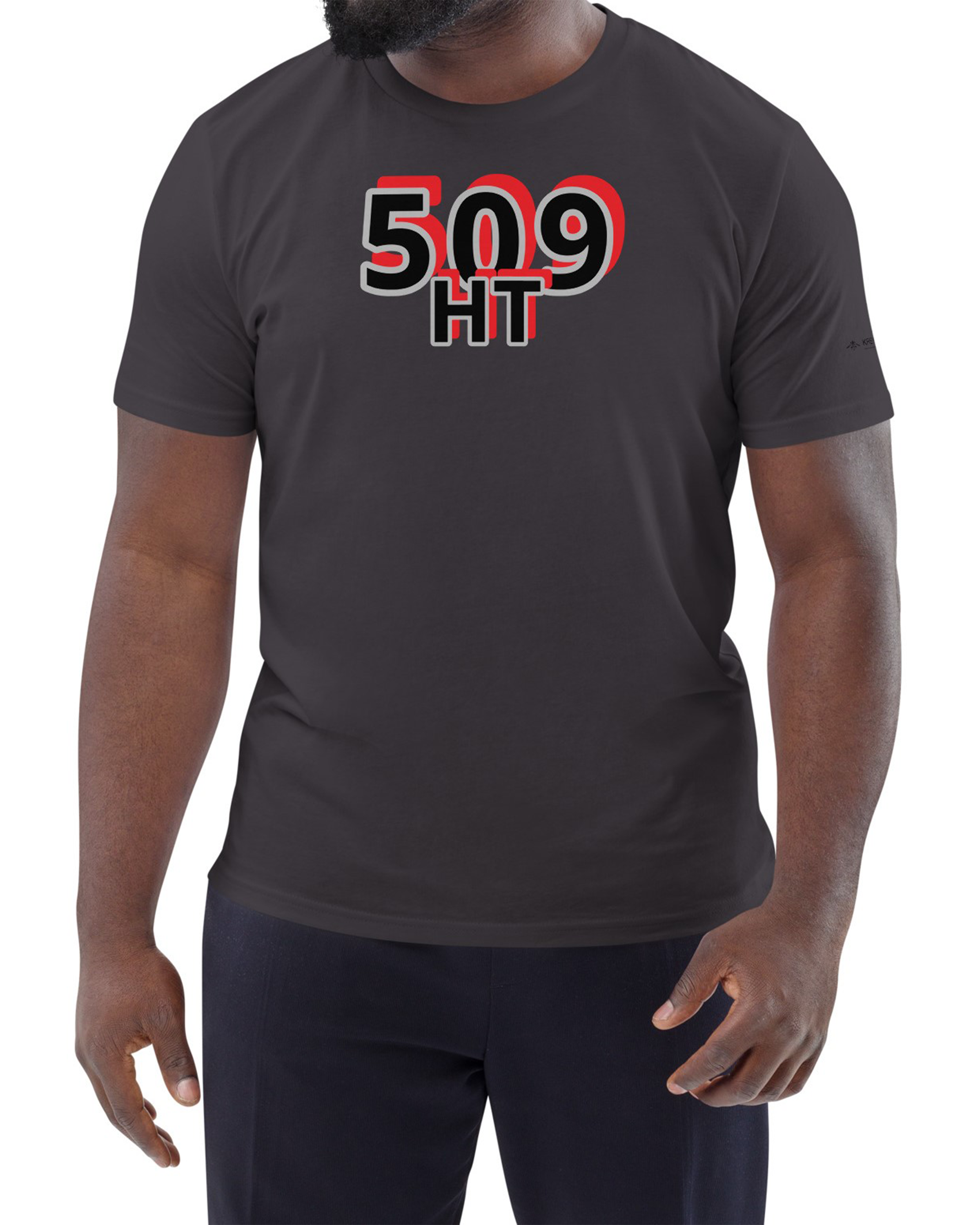 T-shirt unisexe en coton bio 509 HT Anthracite#couleur_anthracite