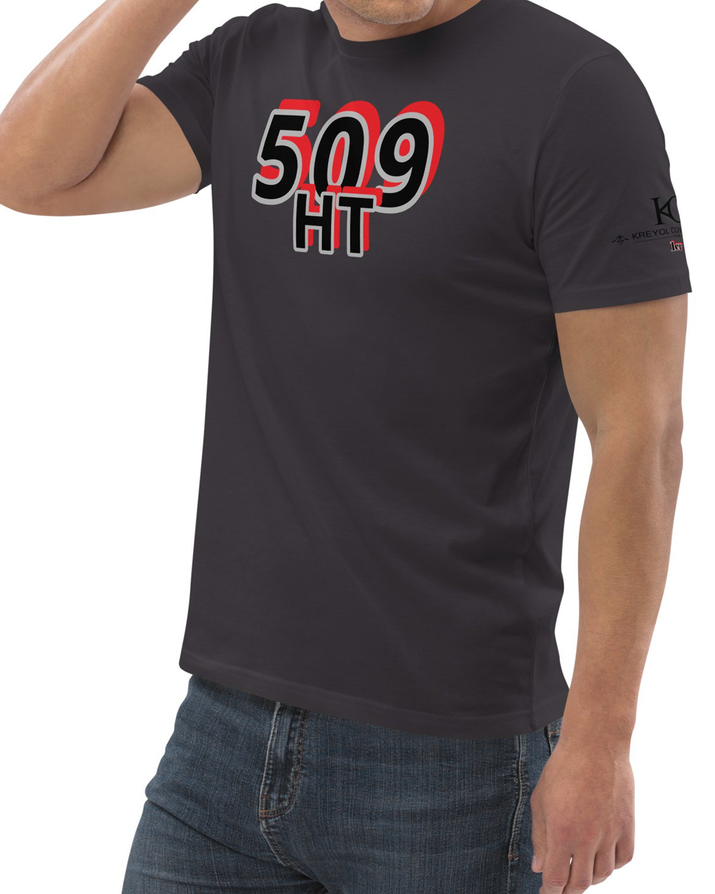 T-shirt unisexe en coton bio 509 HT Anthracite#couleur_anthracite