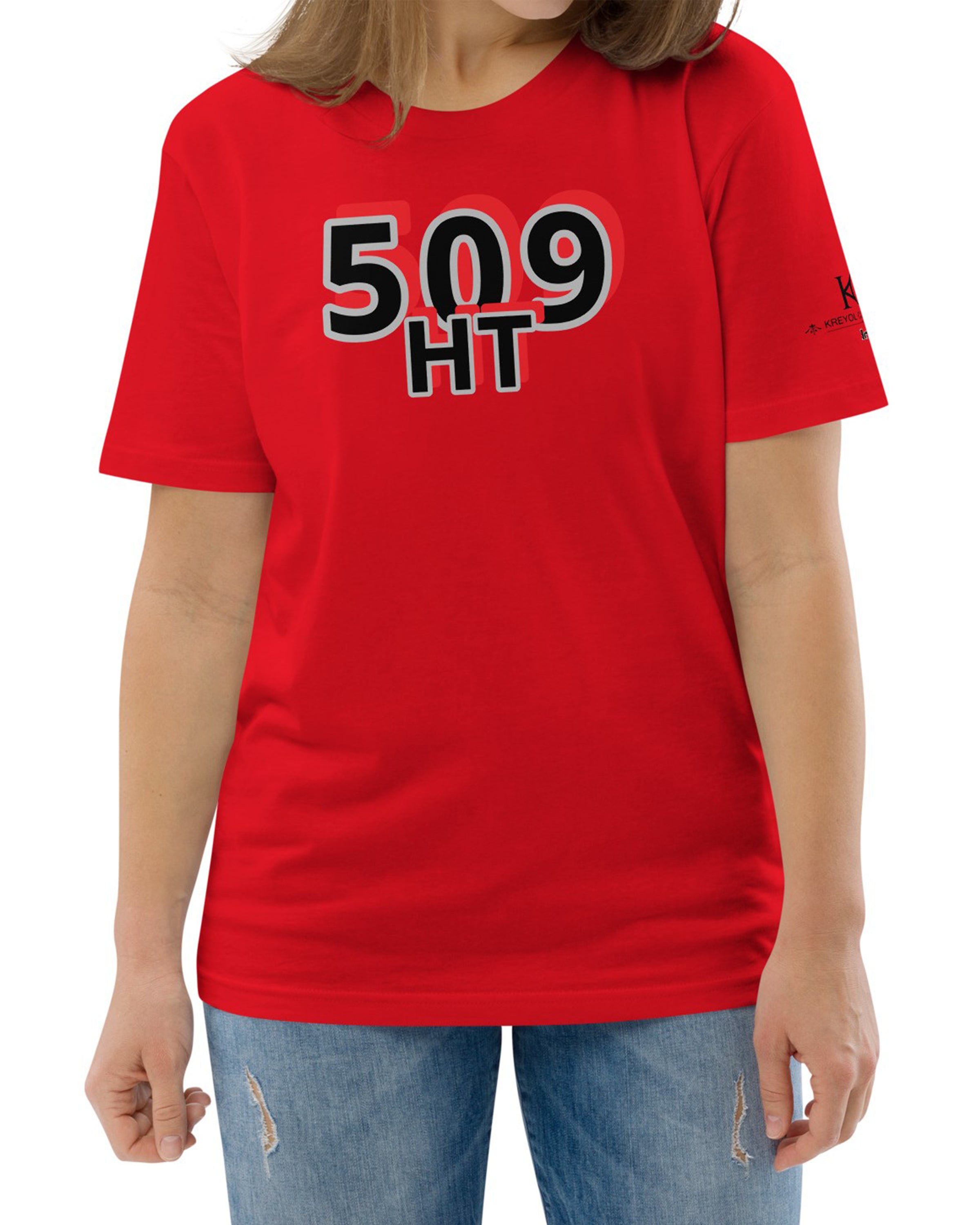 T-shirt unisexe en coton bio 509 HT Rouge#couleur_rouge