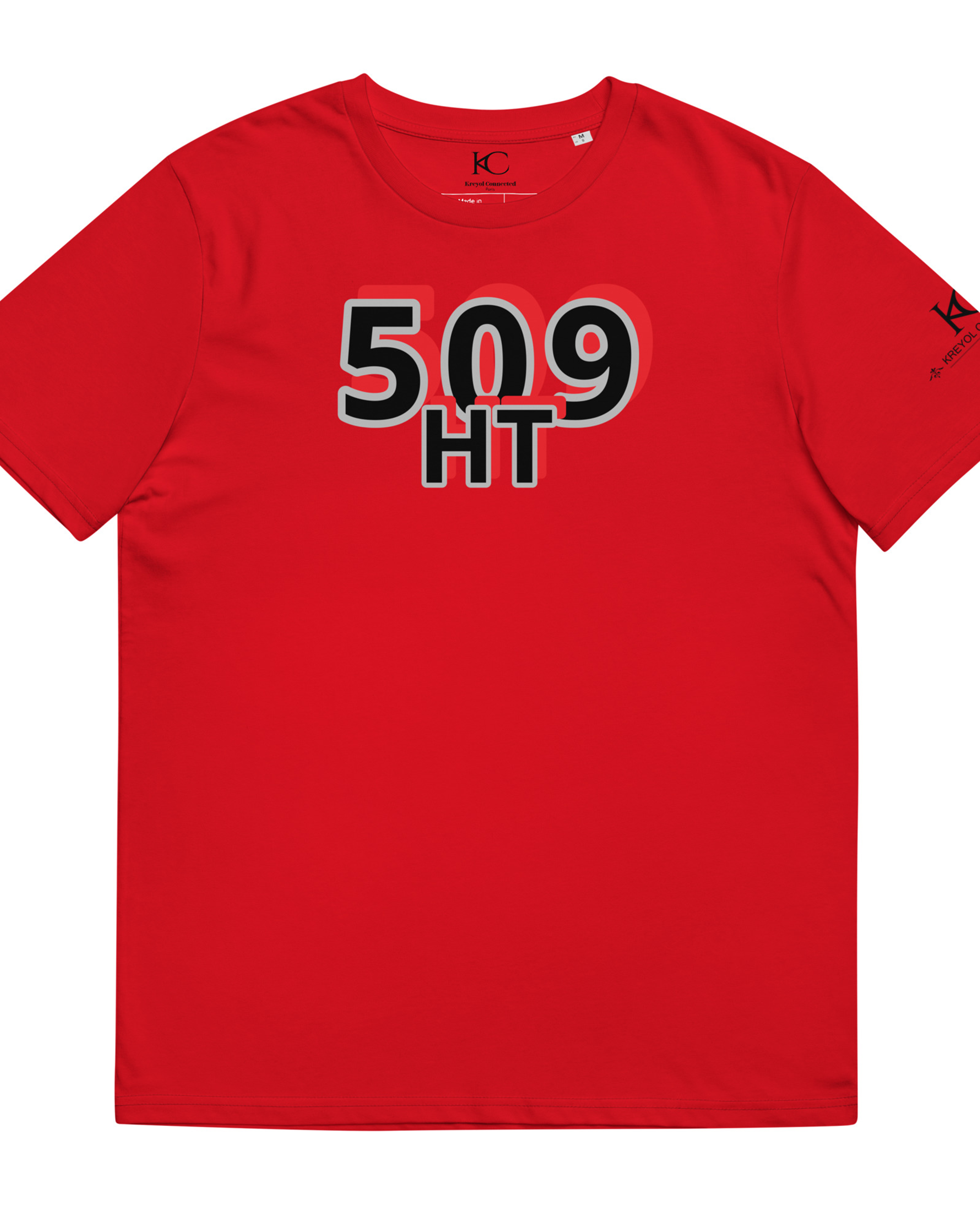 T-shirt unisexe en coton bio 509 HT Rouge#couleur_rouge