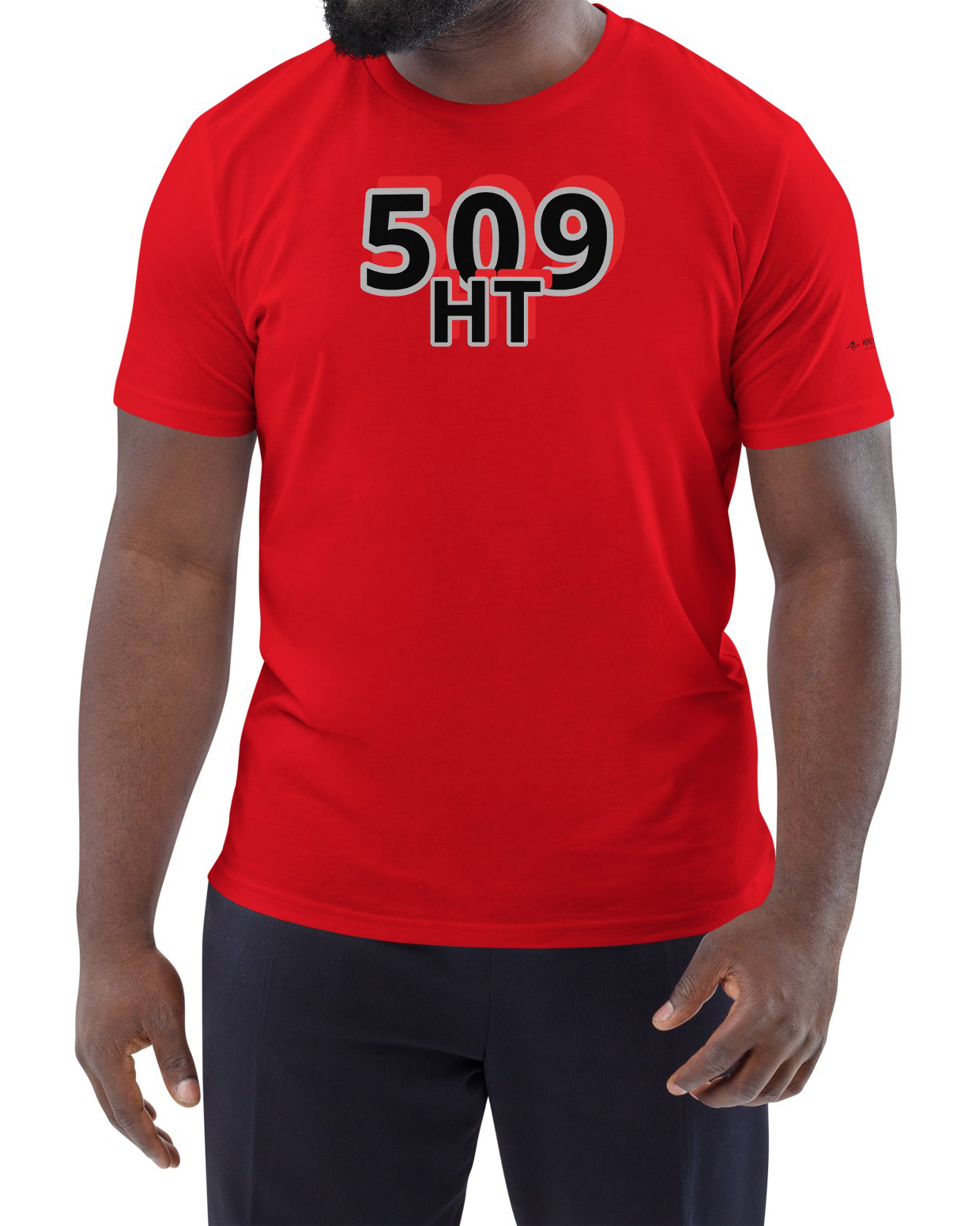 T-shirt unisexe en coton bio 509 HT Rouge#couleur_rouge