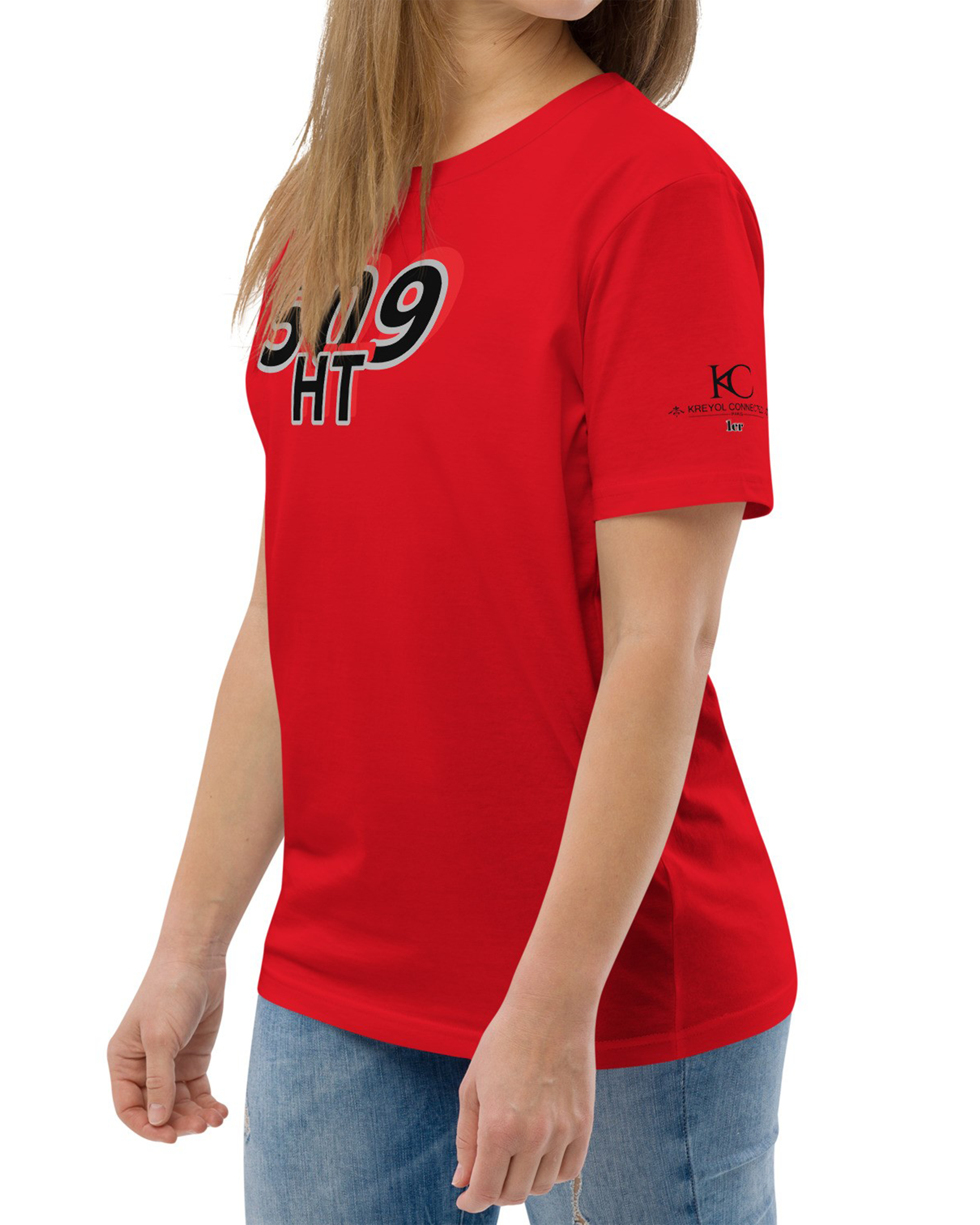 T-shirt unisexe en coton bio 509 HT Rouge#couleur_rouge